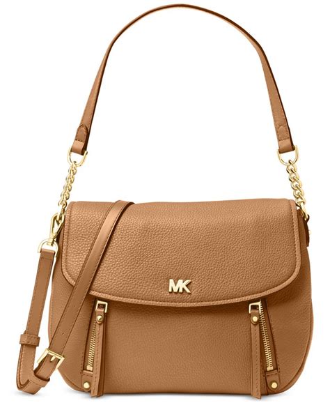 michael michael kors evie medium leather shoulder bag|MICHAEL KORS Evie Medium Pebbled Leather Shoulder Bag.